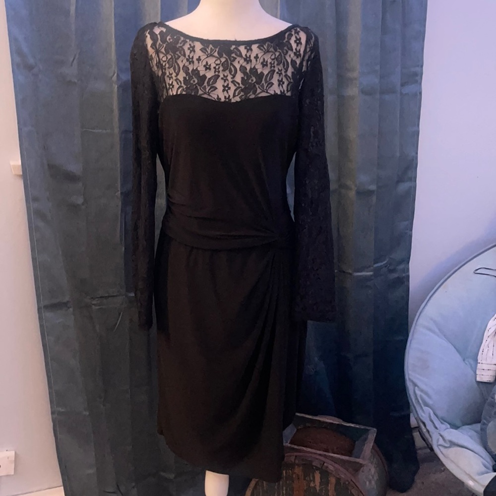Chaps little black cocktail dress